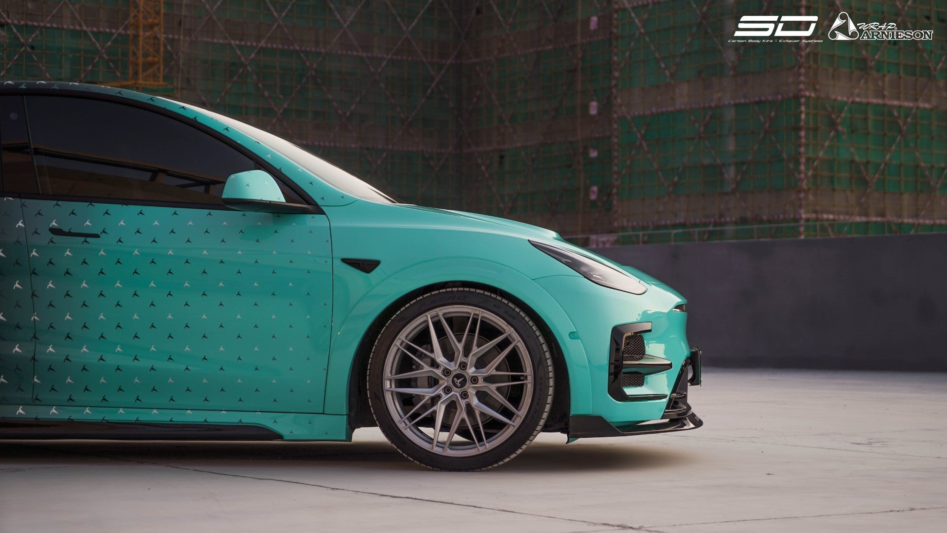 SD Carbon Widebody Wheel Arches For Tesla Model Y / Performance Aftermarket Carbon Fiber Part / Bodykit - Robot Bodykits