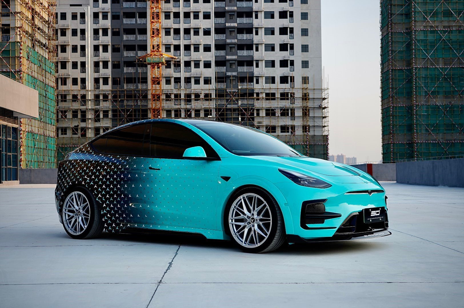 SD Carbon Widebody Wheel Arches For Tesla Model Y / Performance Aftermarket Carbon Fiber Part / Bodykit - Robot Bodykits