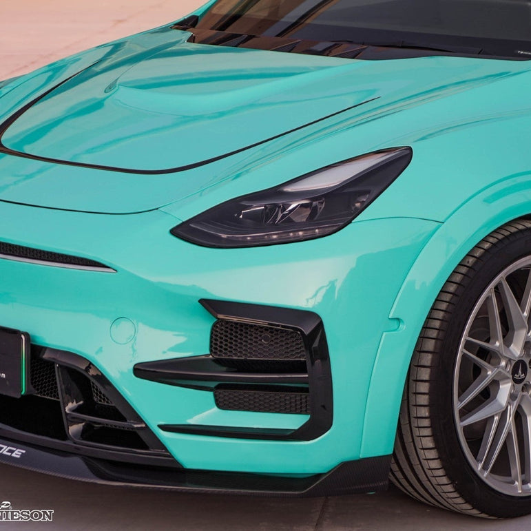SD Carbon Widebody Wheel Arches For Tesla Model Y / Performance Aftermarket Carbon Fiber Part / Bodykit - Robot Bodykits