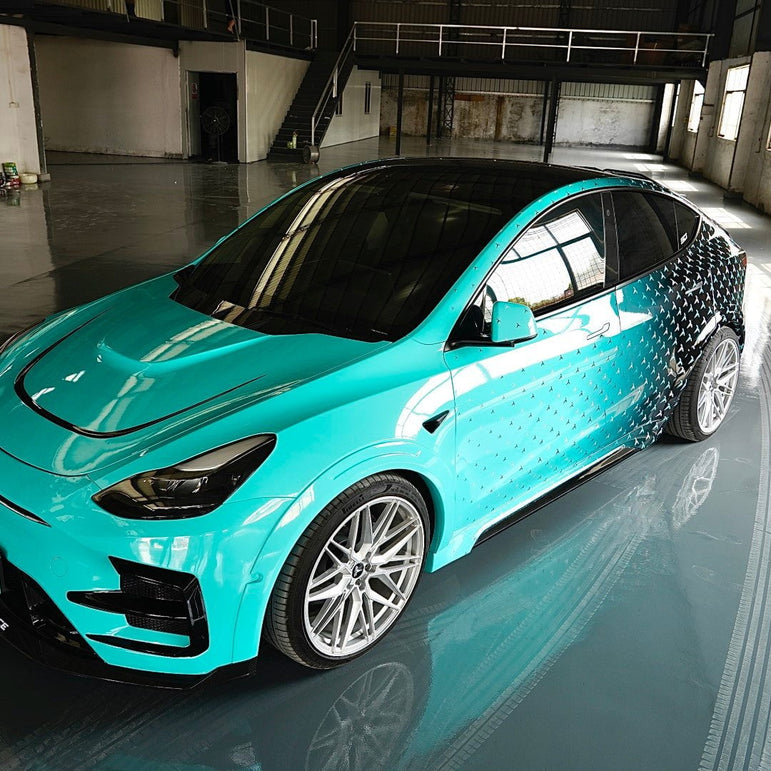 SD Carbon Widebody Wheel Arches For Tesla Model Y / Performance Aftermarket Carbon Fiber Part / Bodykit - Robot Bodykits