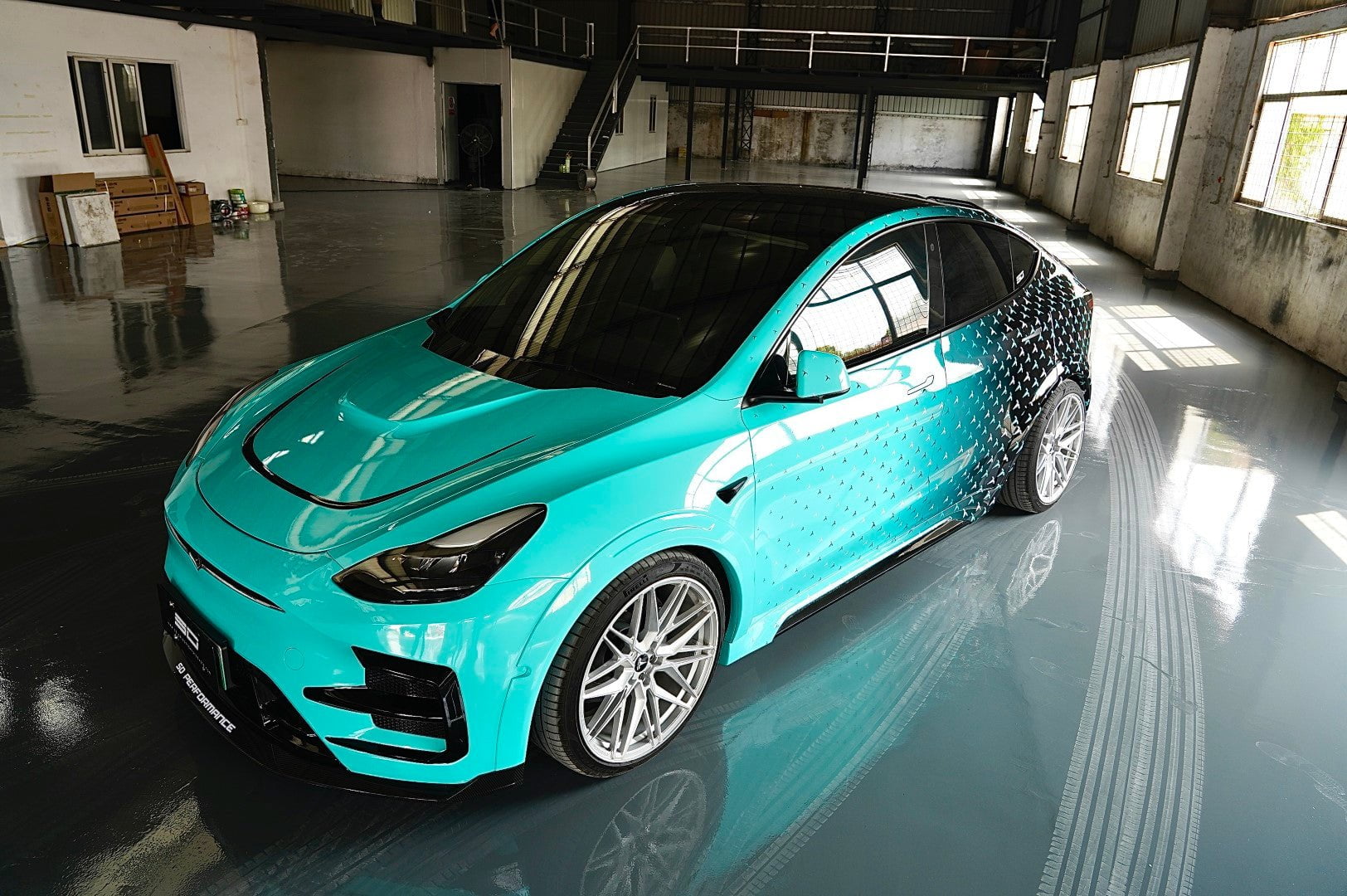 SD Carbon Widebody Wheel Arches For Tesla Model Y / Performance Aftermarket Carbon Fiber Part / Bodykit - Robot Bodykits