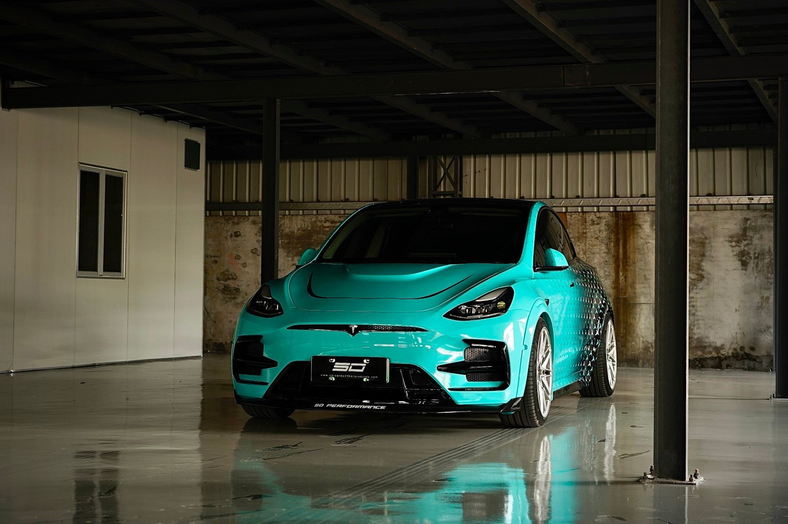 SD Carbon Widebody Wheel Arches For Tesla Model Y / Performance Aftermarket Carbon Fiber Part / Bodykit - Robot Bodykits