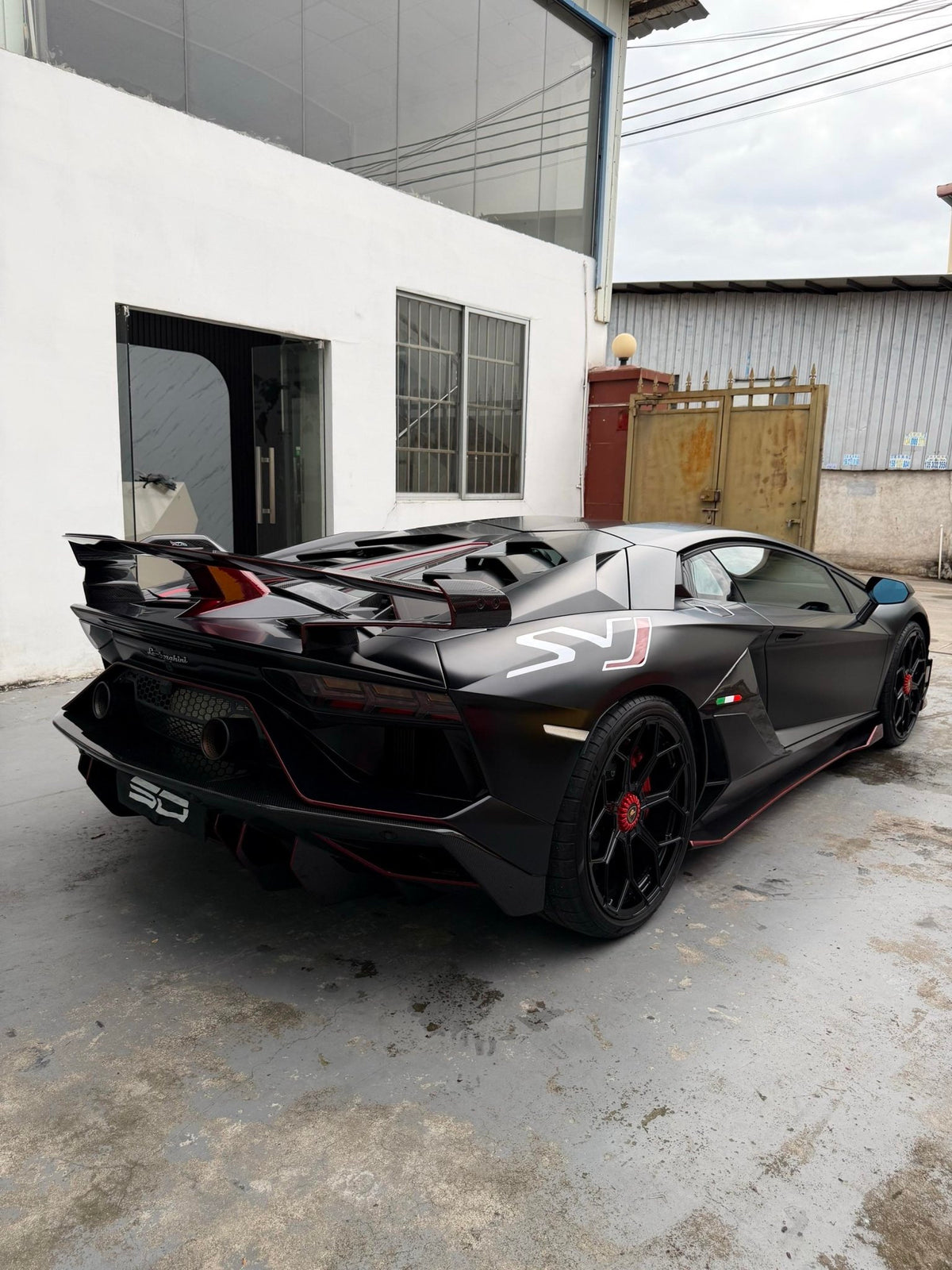 SD Dry Carbon Fibre Conversion Full Body Kit Conversion for Lamborghini Aventador LP700/720/740/750 Upgrade to SVJ Full Body Kit Aftermarket Carbon Fiber Part / Bodykit - Robot Bodykits