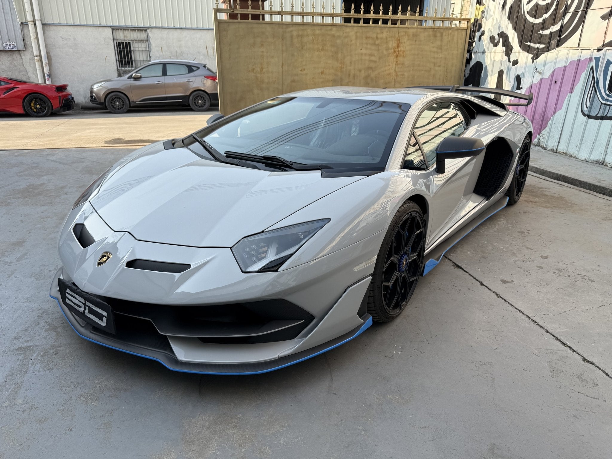 SD Dry Carbon Fibre Conversion Full Body Kit Conversion for Lamborghini Aventador LP700/720/740/750 Upgrade to SVJ Full Body Kit Aftermarket Carbon Fiber Part / Bodykit - Robot Bodykits