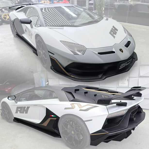 SD Dry Carbon Fibre Conversion Full Body Kit Conversion for Lamborghini Aventador LP700/720/740/750 Upgrade to SVJ Full Body Kit Aftermarket Carbon Fiber Part / Bodykit - Robot Bodykits
