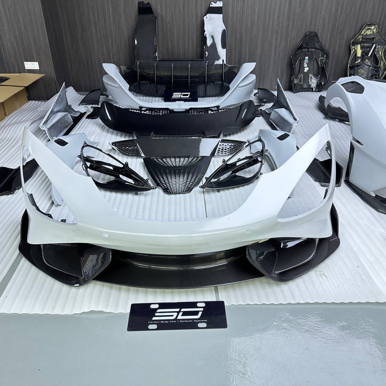 SD Dry Carbon Fibre Conversion Full Body Kit for McLaren 720S to 765LT Aftermarket Carbon Fiber Part / Bodykit - Robot Bodykits