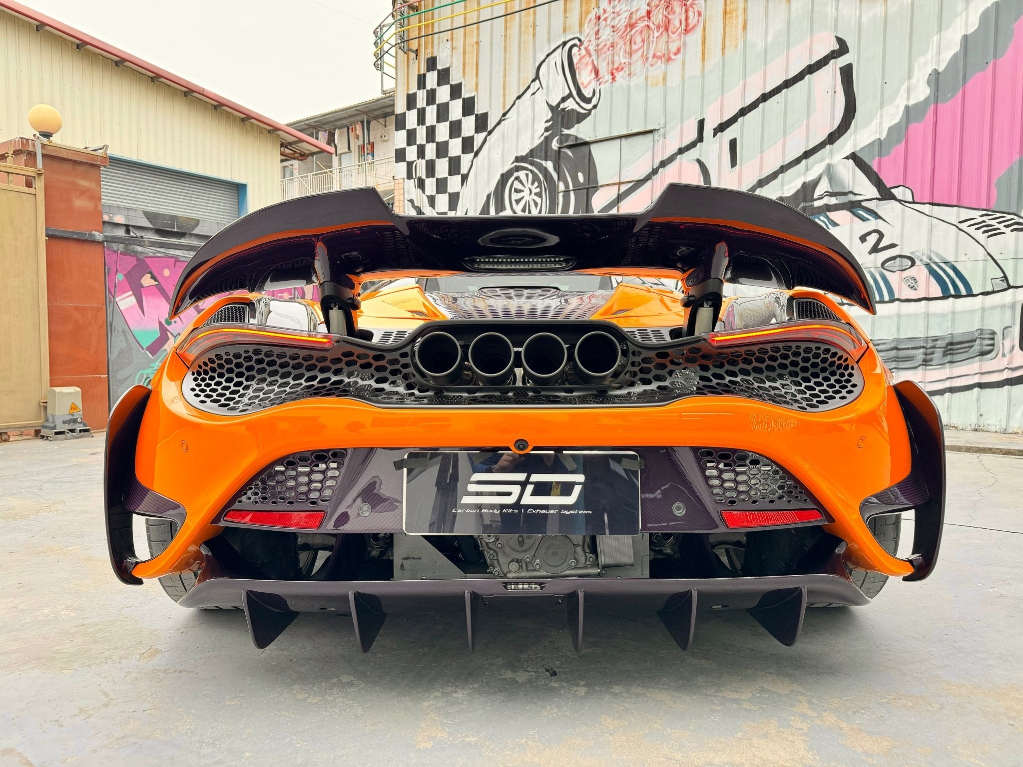 SD Dry Carbon Fibre Conversion Full Body Kit for McLaren 720S to 765LT Aftermarket Carbon Fiber Part / Bodykit - Robot Bodykits