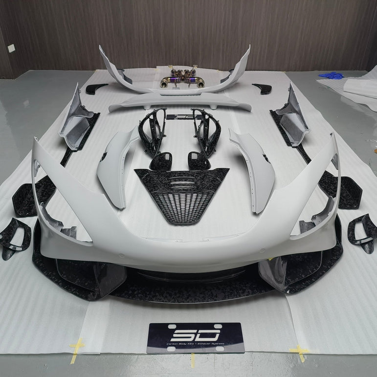 SD Dry Carbon Fibre Conversion Full Body Kit for McLaren 720S to 765LT Aftermarket Carbon Fiber Part / Bodykit - Robot Bodykits