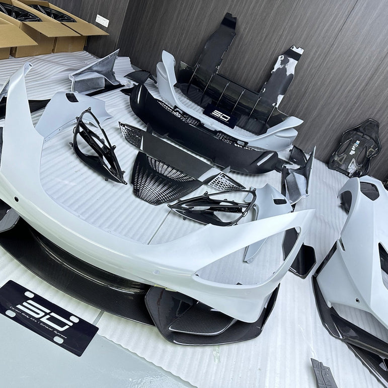 SD Dry Carbon Fibre Conversion Full Body Kit for McLaren 720S to 765LT Aftermarket Carbon Fiber Part / Bodykit - Robot Bodykits