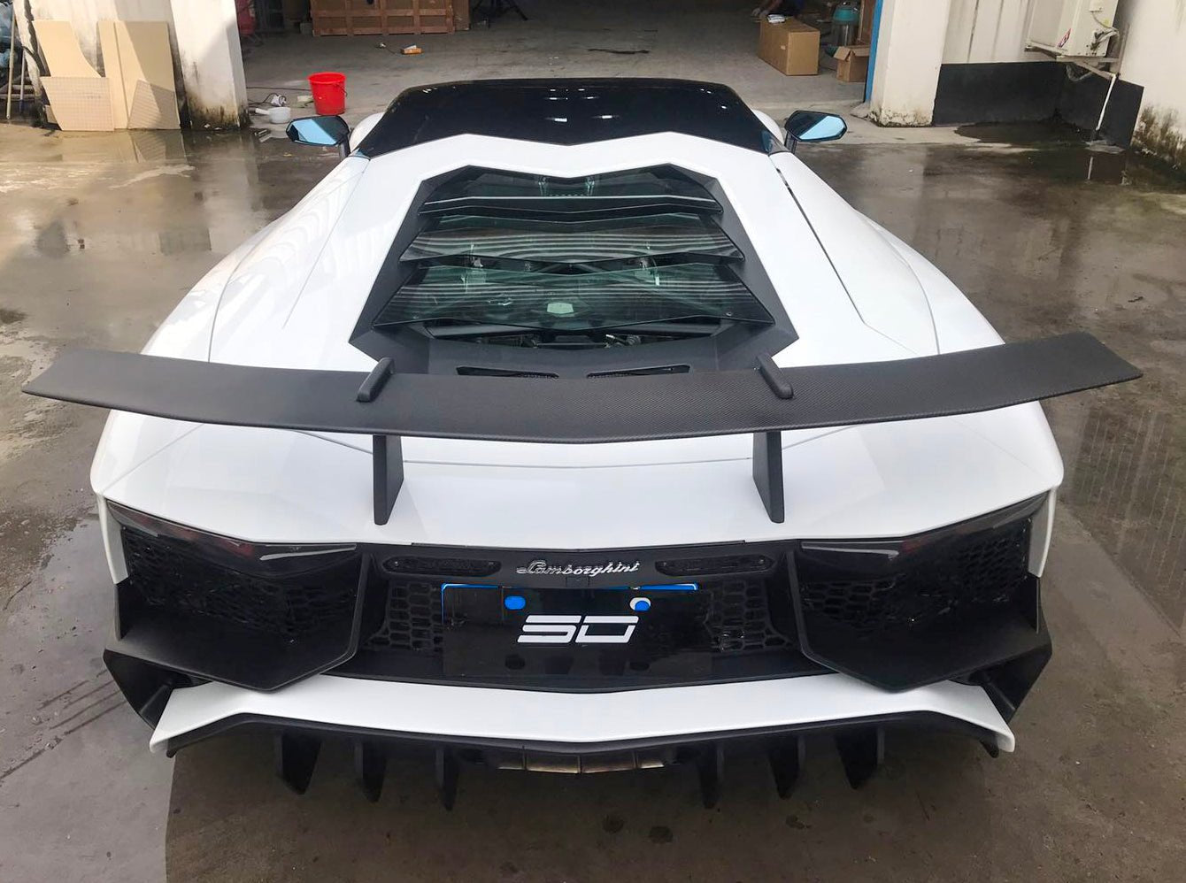 SD Dry Carbon Fibre Full Body Kit Conversion for Lamborghini Aventador LP700/720/740/750 Upgrade to SV Full Body Kit Aftermarket Carbon Fiber Part / Bodykit - Robot Bodykits