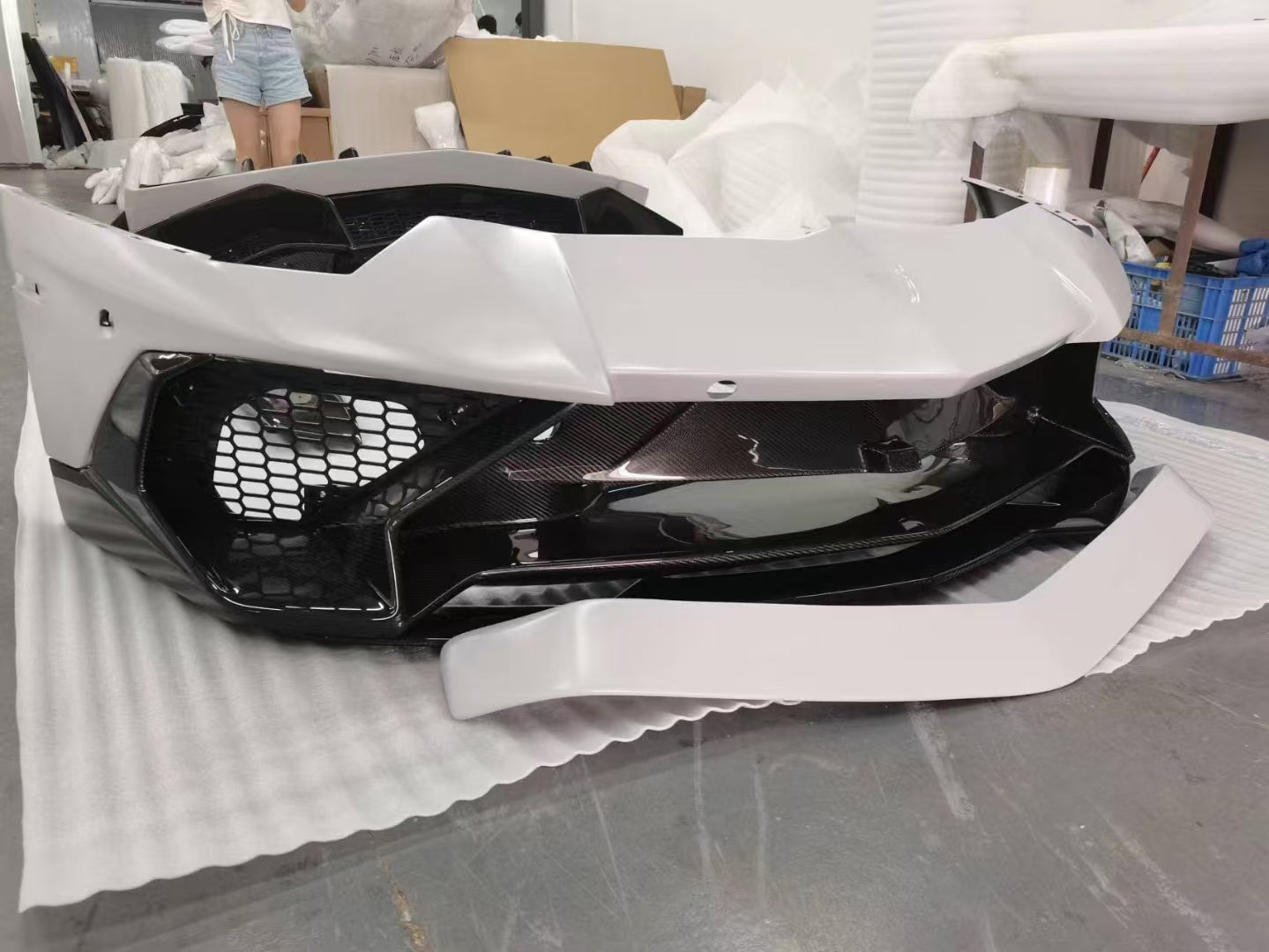 SD Dry Carbon Fibre Full Body Kit Conversion for Lamborghini Aventador LP700/720/740/750 Upgrade to SV Full Body Kit Aftermarket Carbon Fiber Part / Bodykit - Robot Bodykits