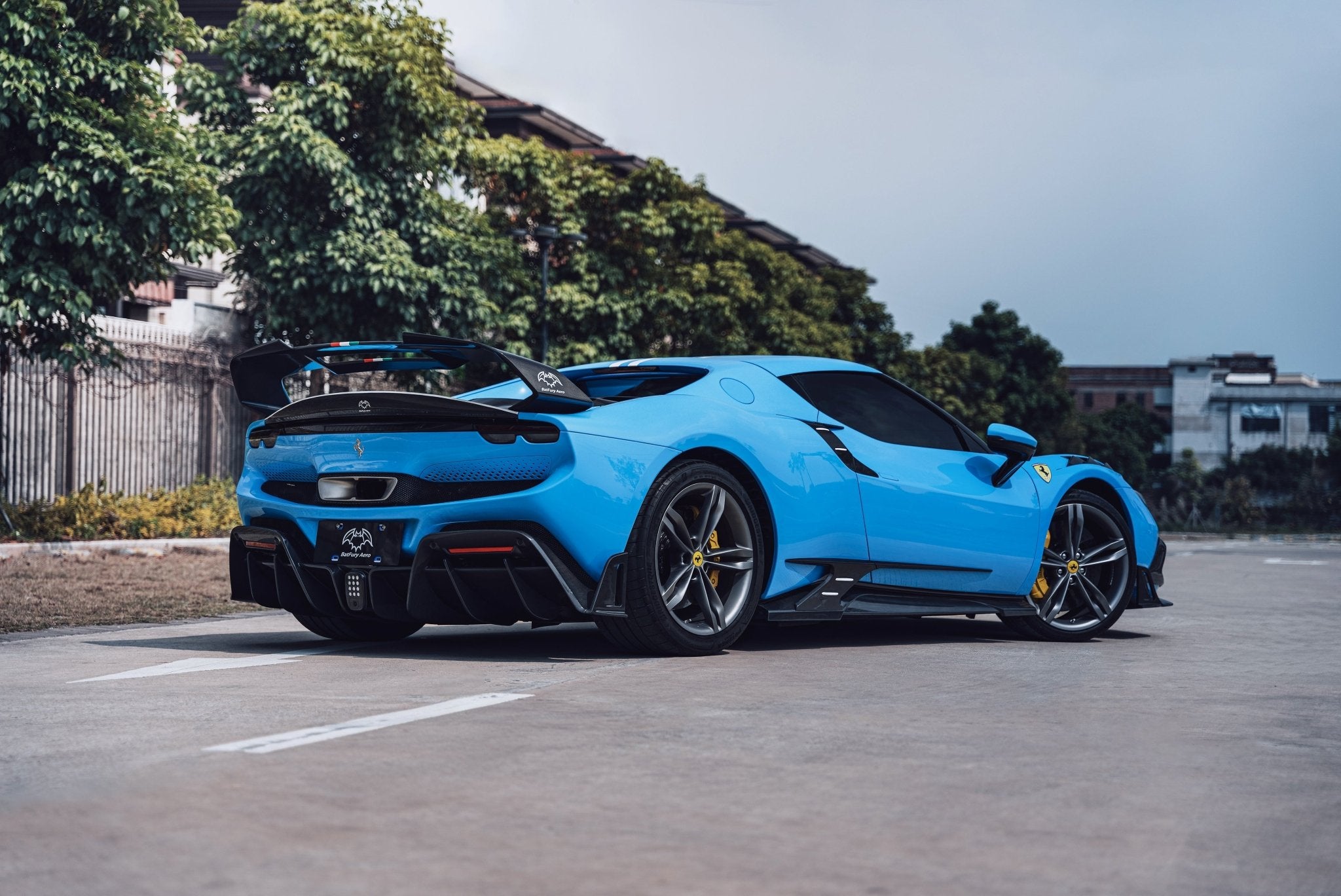 SD Dry Carbon Fibre (Prepreg) Full Aero Bodykit for Ferrari 296 GTB Aftermarket Carbon Fiber Part / Bodykit - Robot Bodykits