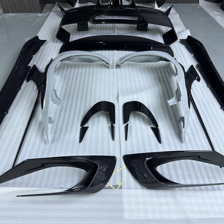 SD Dry Carbon Fibre (Prepreg) Full Aero Bodykit for Ferrari 296 GTB Aftermarket Carbon Fiber Part / Bodykit - Robot Bodykits