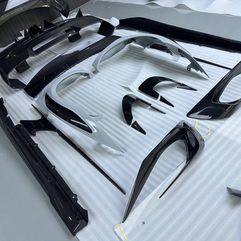 SD Dry Carbon Fibre (Prepreg) Full Aero Bodykit for Ferrari 296 GTB Aftermarket Carbon Fiber Part / Bodykit - Robot Bodykits