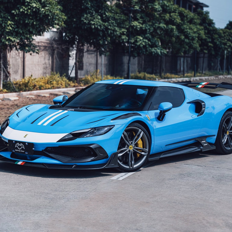 SD Dry Carbon Fibre (Prepreg) Full Aero Bodykit for Ferrari 296 GTB Aftermarket Carbon Fiber Part / Bodykit - Robot Bodykits
