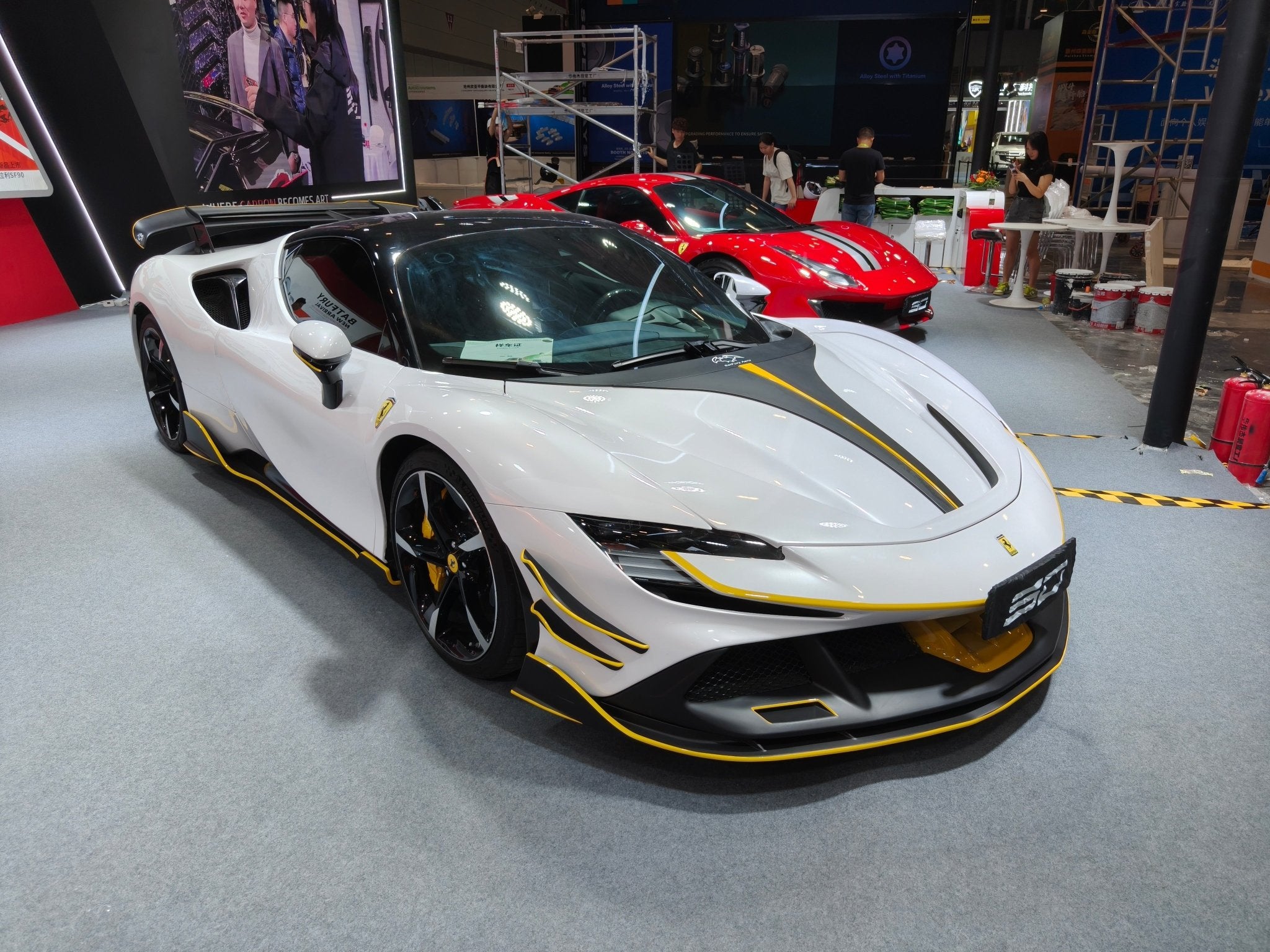 SD Dry Carbon Fibre (Prepreg) Full Aero Bodykit for Ferrari SF90 Aftermarket Carbon Fiber Part / Bodykit - Robot Bodykits