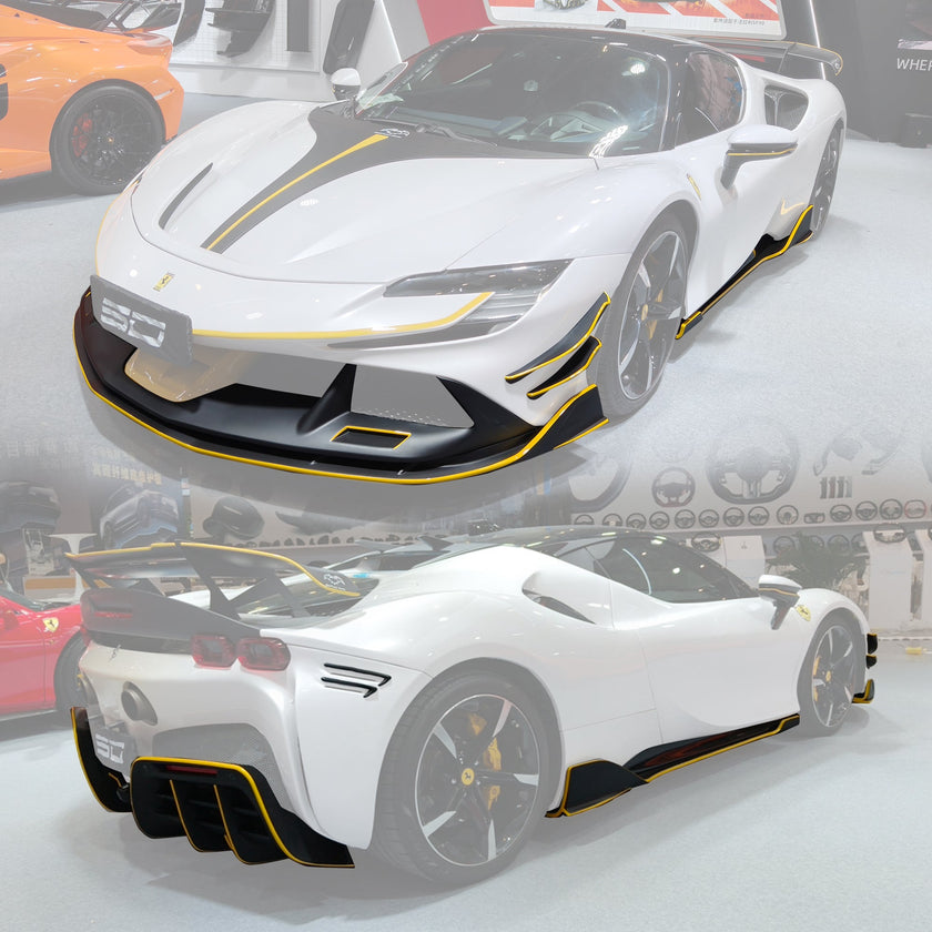 SD Dry Carbon Fibre (Prepreg) Full Aero Bodykit for Ferrari SF90 Aftermarket Carbon Fiber Part / Bodykit - Robot Bodykits