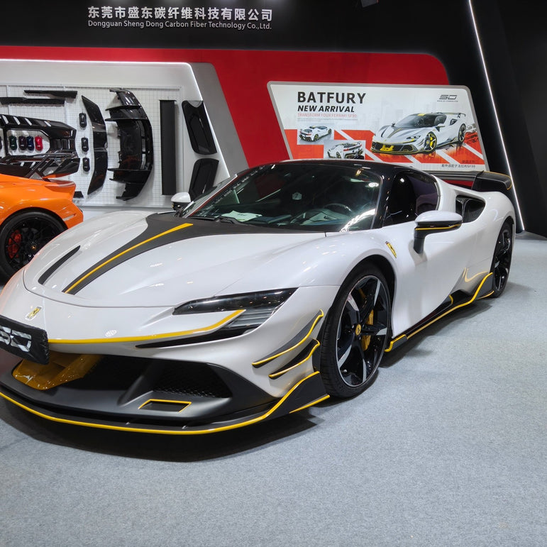 SD Dry Carbon Fibre (Prepreg) Full Aero Bodykit for Ferrari SF90 Aftermarket Carbon Fiber Part / Bodykit - Robot Bodykits