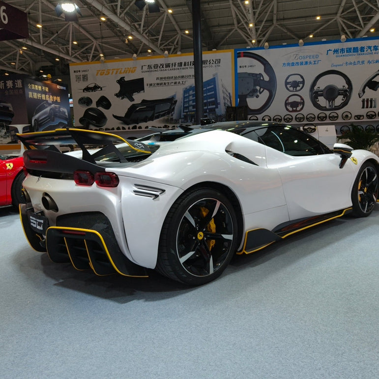 SD Dry Carbon Fibre (Prepreg) Full Aero Bodykit for Ferrari SF90 Aftermarket Carbon Fiber Part / Bodykit - Robot Bodykits