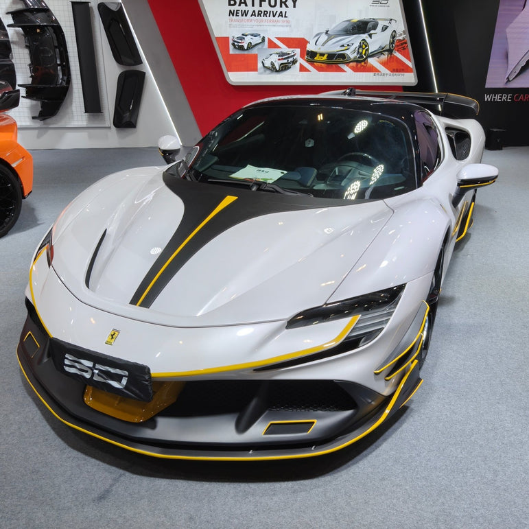 SD Dry Carbon Fibre (Prepreg) Full Aero Bodykit for Ferrari SF90 Aftermarket Carbon Fiber Part / Bodykit - Robot Bodykits