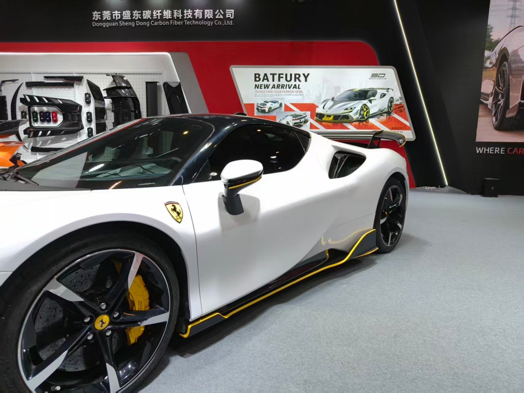 SD Dry Carbon Fibre (Prepreg) Full Aero Bodykit for Ferrari SF90 Aftermarket Carbon Fiber Part / Bodykit - Robot Bodykits
