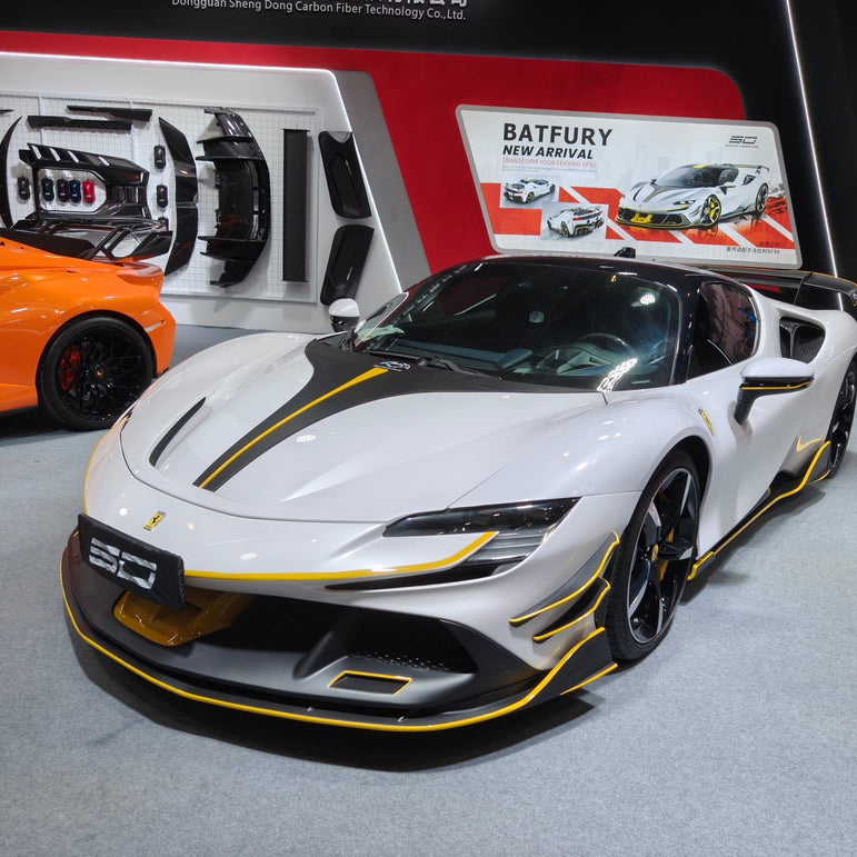 SD Dry Carbon Fibre (Prepreg) Full Aero Bodykit for Ferrari SF90 Aftermarket Carbon Fiber Part / Bodykit - Robot Bodykits