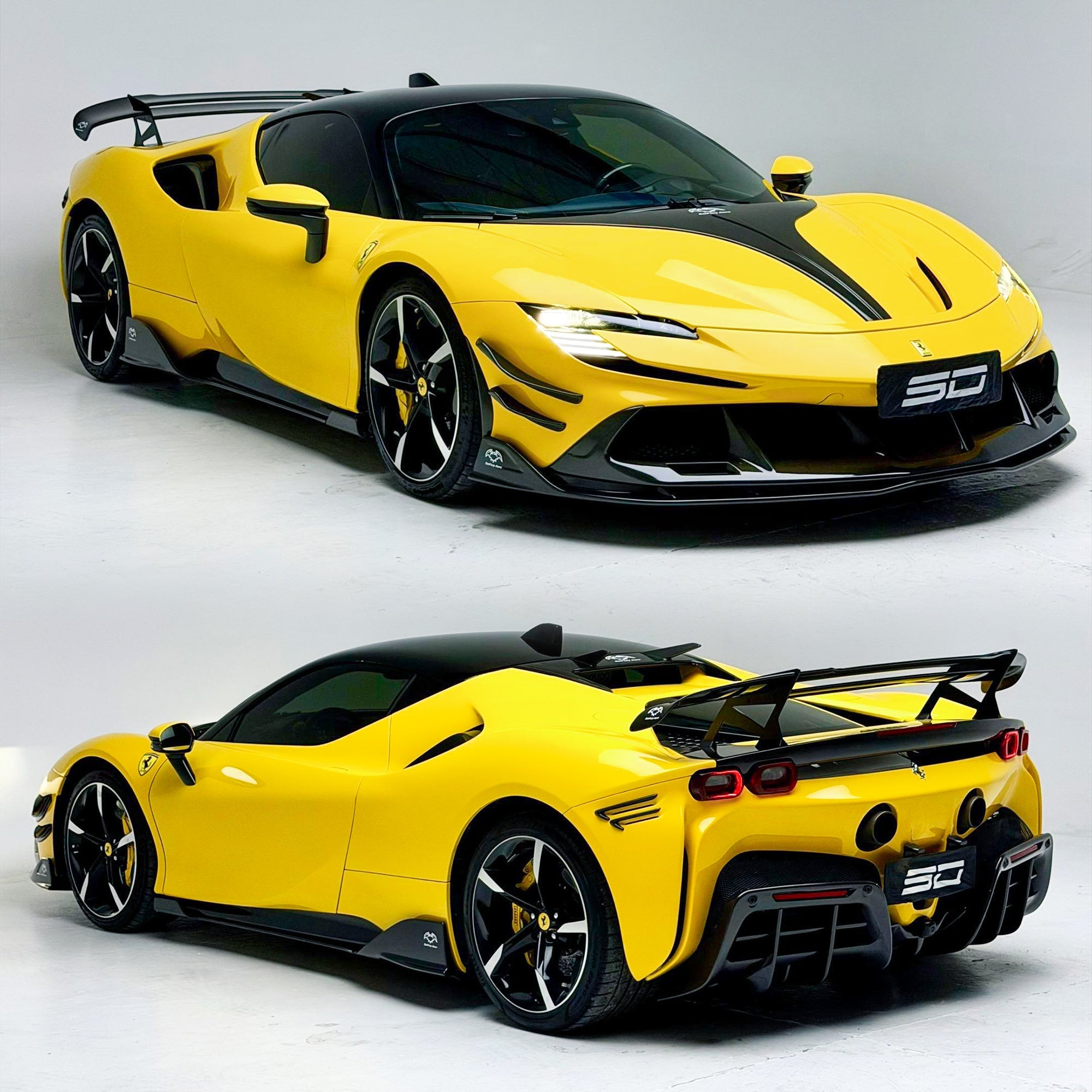 SD Dry Carbon Fibre (Prepreg) Full Aero Bodykit for Ferrari SF90 Aftermarket Carbon Fiber Part / Bodykit - Robot Bodykits