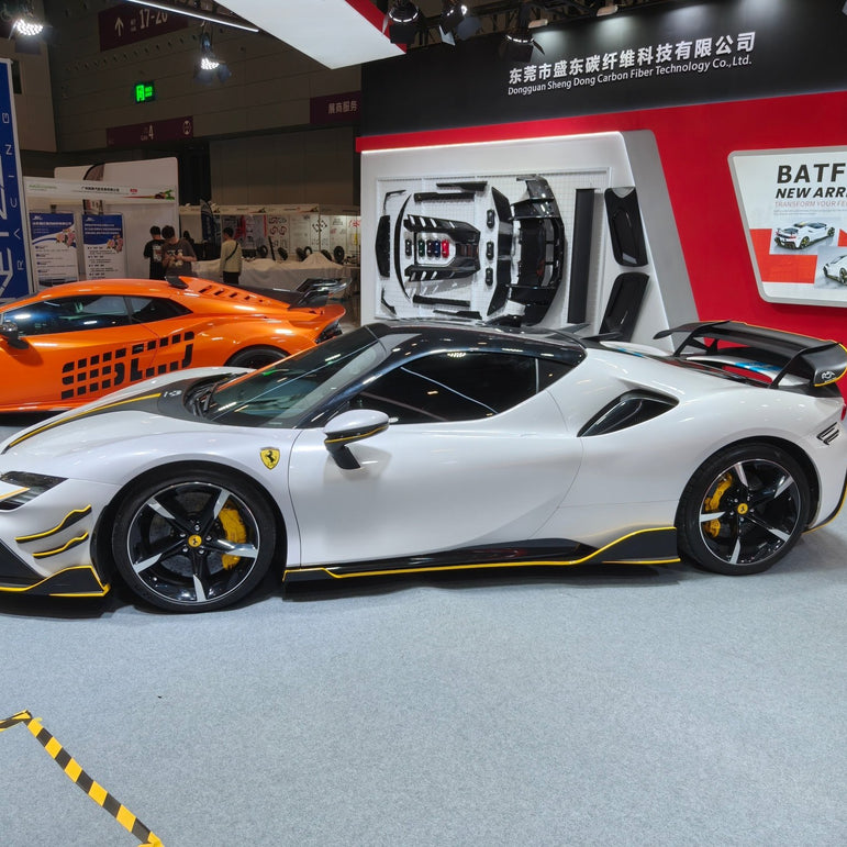 SD Dry Carbon Fibre (Prepreg) Full Aero Bodykit for Ferrari SF90 Aftermarket Carbon Fiber Part / Bodykit - Robot Bodykits