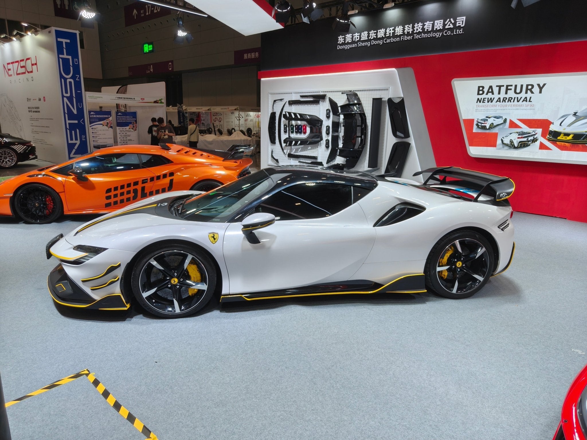 SD Dry Carbon Fibre (Prepreg) Full Aero Bodykit for Ferrari SF90 Aftermarket Carbon Fiber Part / Bodykit - Robot Bodykits