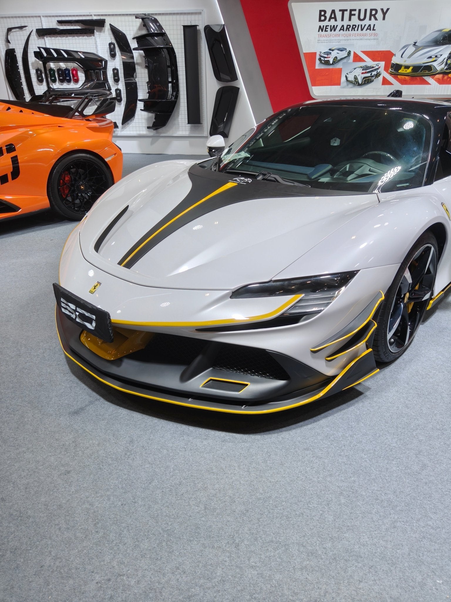 SD Dry Carbon Fibre (Prepreg) Full Aero Bodykit for Ferrari SF90 Aftermarket Carbon Fiber Part / Bodykit - Robot Bodykits