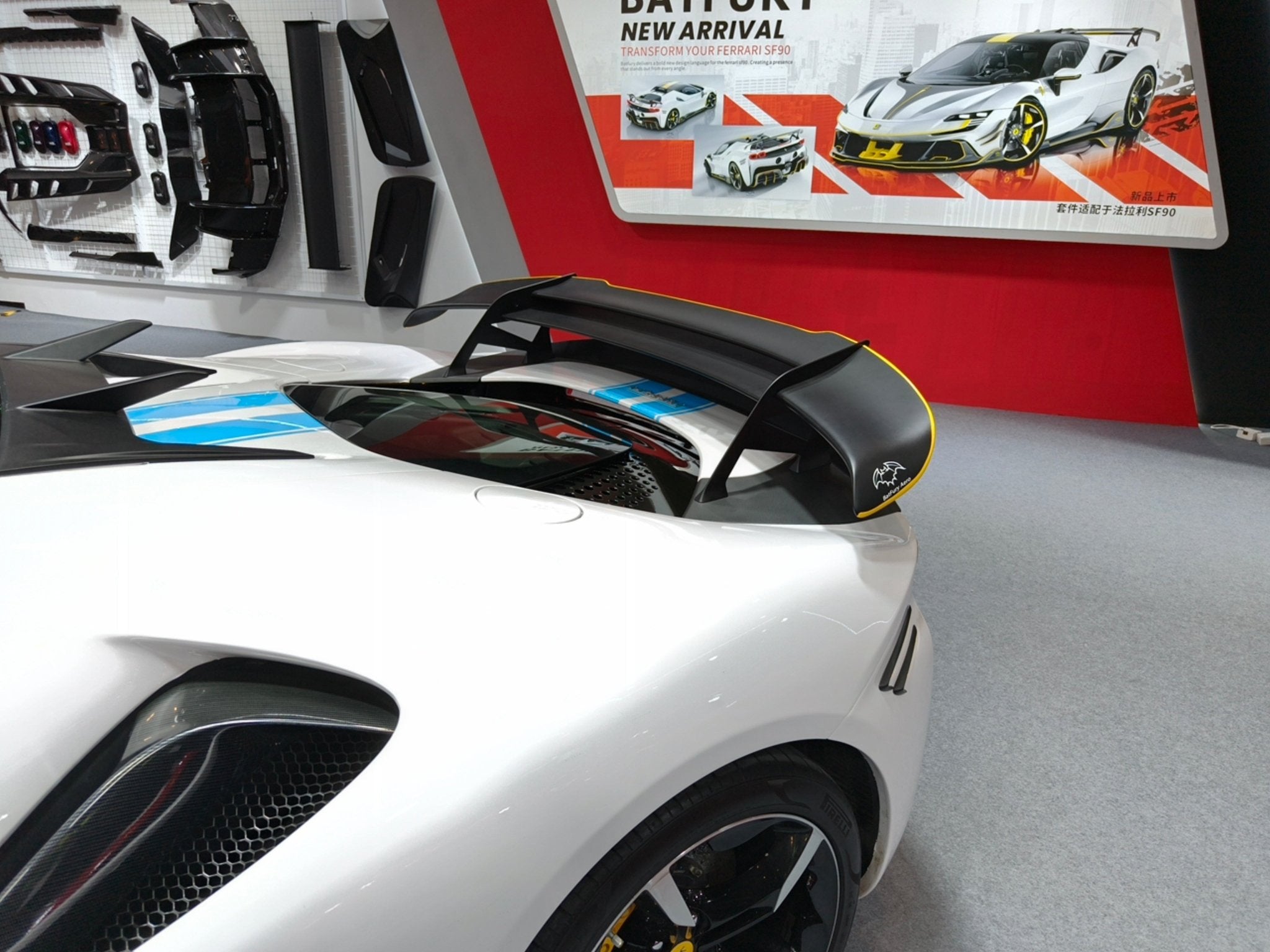 SD Dry Carbon Fibre (Prepreg) Full Aero Bodykit for Ferrari SF90 Aftermarket Carbon Fiber Part / Bodykit - Robot Bodykits