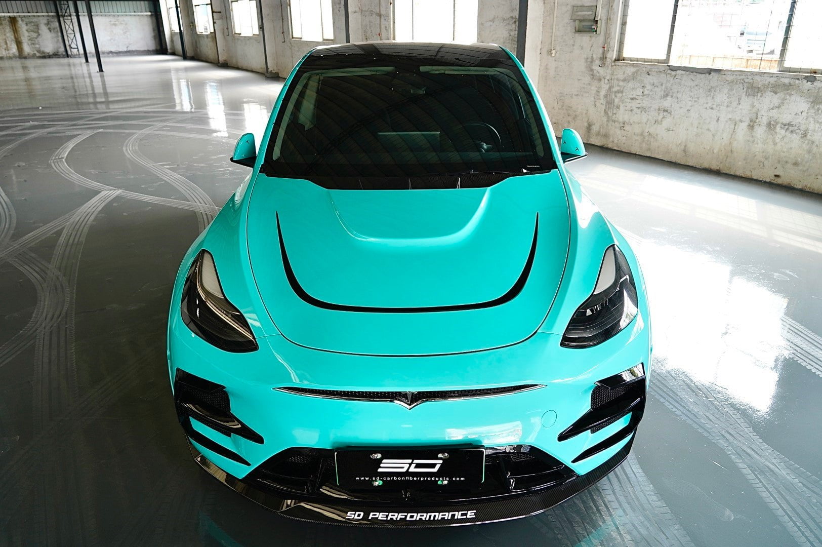 SD Dry Carbon Hood Bonnet For Tesla Model Y / Performance Aftermarket Carbon Fiber Part / Bodykit - Robot Bodykits