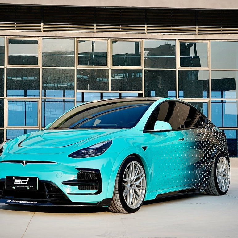 SD Dry Carbon Hood Bonnet For Tesla Model Y / Performance Aftermarket Carbon Fiber Part / Bodykit - Robot Bodykits