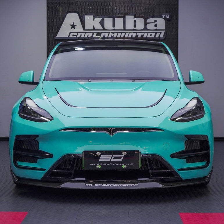 SD Dry Carbon Hood Bonnet For Tesla Model Y / Performance Aftermarket Carbon Fiber Part / Bodykit - Robot Bodykits