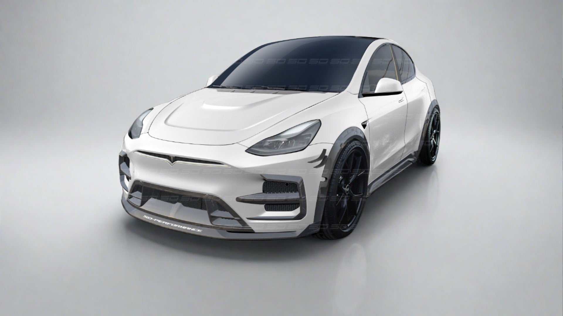 SD Dry Carbon Hood Bonnet For Tesla Model Y / Performance Aftermarket Carbon Fiber Part / Bodykit - Robot Bodykits