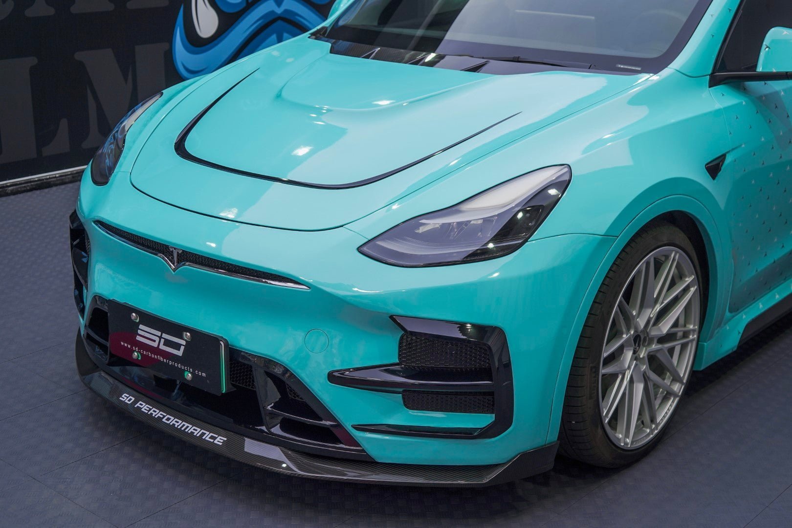 SD Dry Carbon Hood Bonnet For Tesla Model Y / Performance Aftermarket Carbon Fiber Part / Bodykit - Robot Bodykits