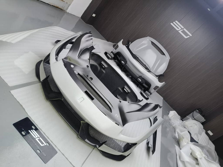 SD Dynamics Full Ferrari 488GTB Upgrade to Pista Conversion Body Kit Aftermarket Carbon Fiber Part / Bodykit - Robot Bodykits