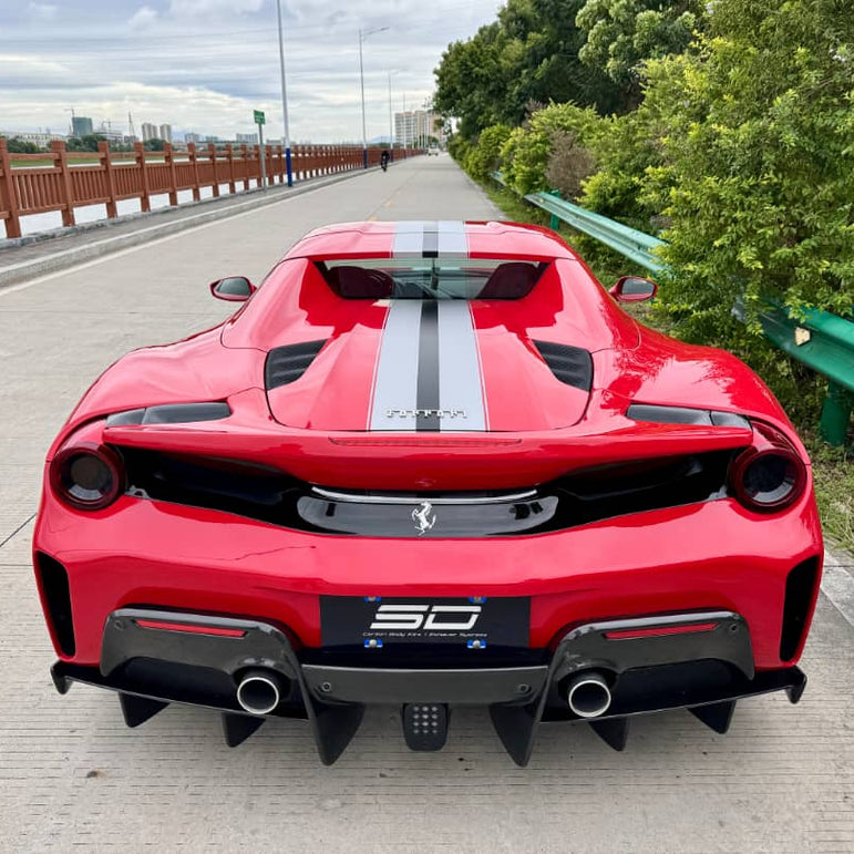 SD Dynamics Full Ferrari 488GTB Upgrade to Pista Conversion Body Kit Aftermarket Carbon Fiber Part / Bodykit - Robot Bodykits