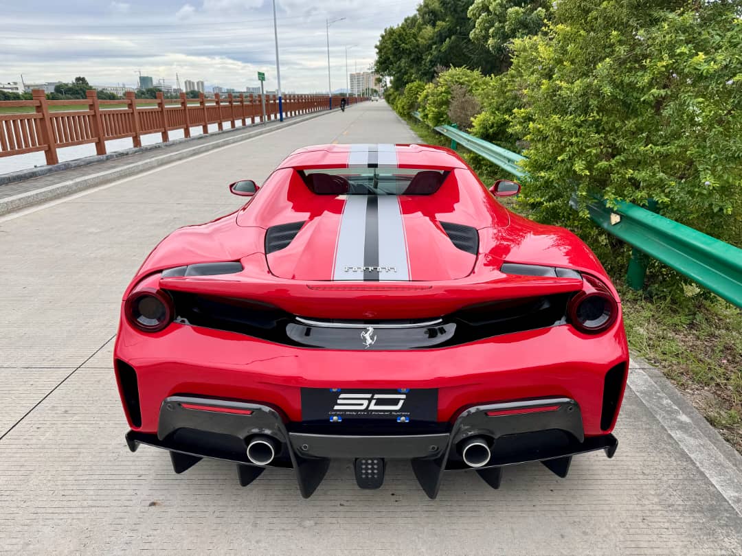 SD Dynamics Full Ferrari 488GTB Upgrade to Pista Conversion Body Kit Aftermarket Carbon Fiber Part / Bodykit - Robot Bodykits