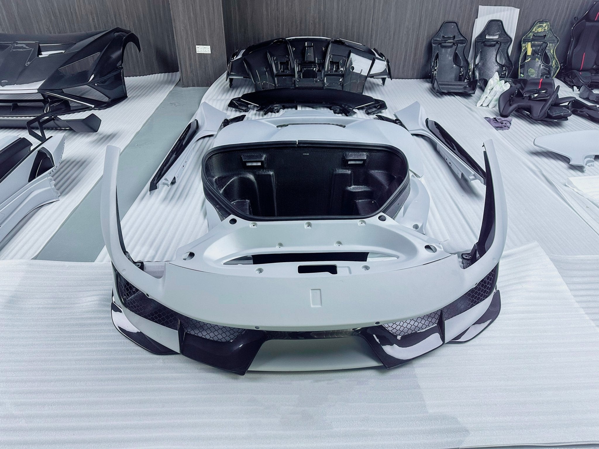 SD Dynamics Full Ferrari 488GTB Upgrade to Pista Conversion Body Kit Aftermarket Carbon Fiber Part / Bodykit - Robot Bodykits