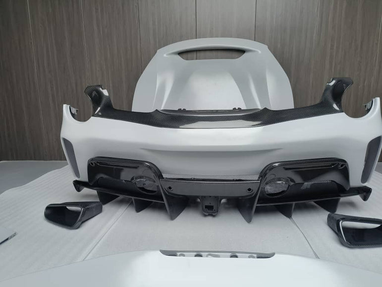 SD Dynamics Full Ferrari 488GTB Upgrade to Pista Conversion Body Kit Aftermarket Carbon Fiber Part / Bodykit - Robot Bodykits