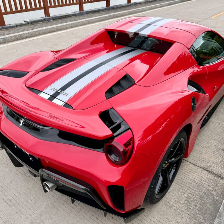 SD Dynamics Full Ferrari 488GTB Upgrade to Pista Conversion Body Kit Aftermarket Carbon Fiber Part / Bodykit - Robot Bodykits