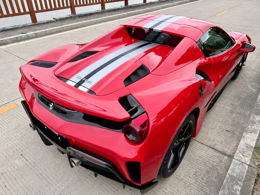 SD Dynamics Full Ferrari 488GTB Upgrade to Pista Conversion Body Kit Aftermarket Carbon Fiber Part / Bodykit - Robot Bodykits