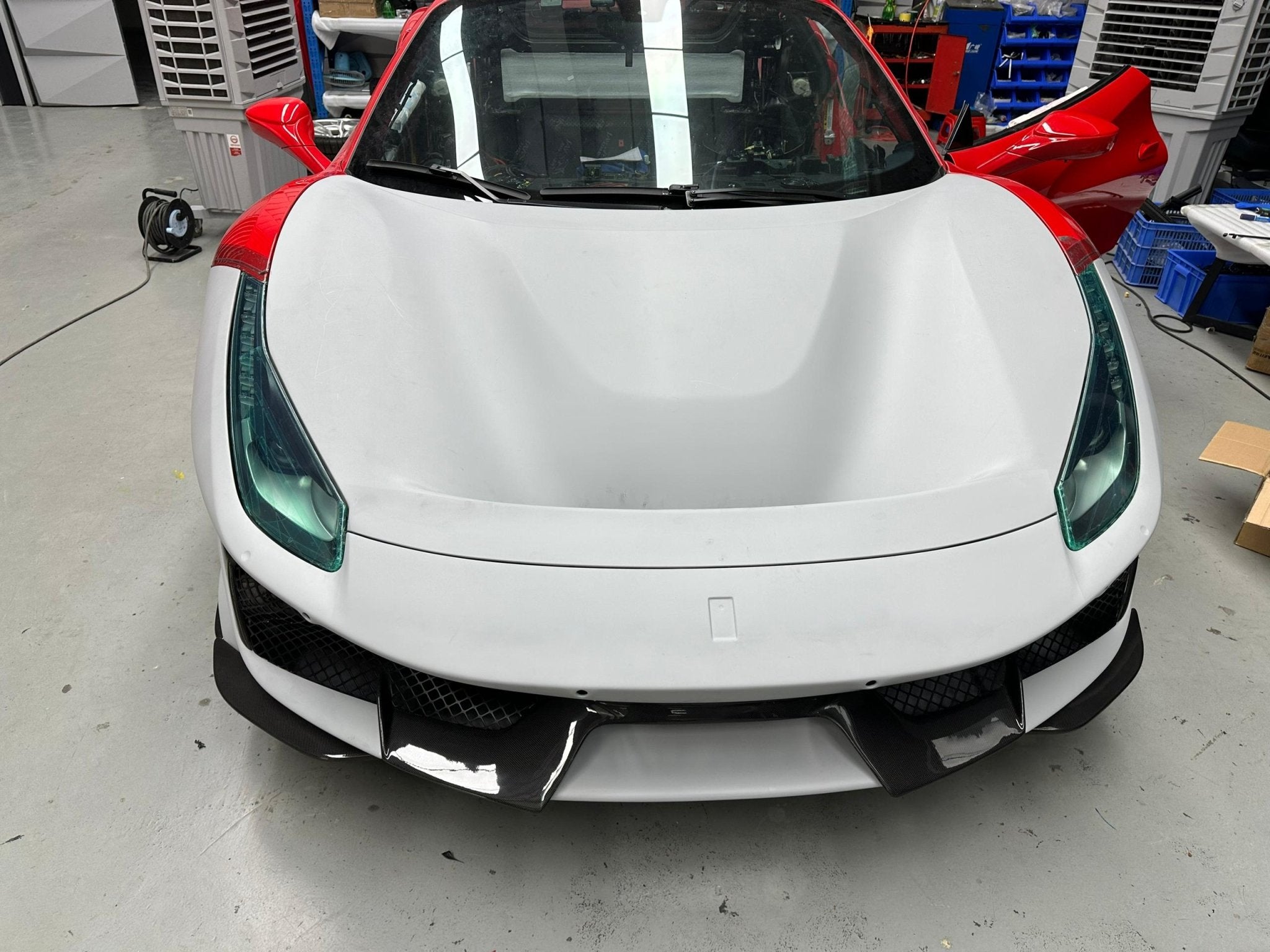 SD Dynamics Full Ferrari 488GTB Upgrade to Pista Conversion Body Kit Aftermarket Carbon Fiber Part / Bodykit - Robot Bodykits