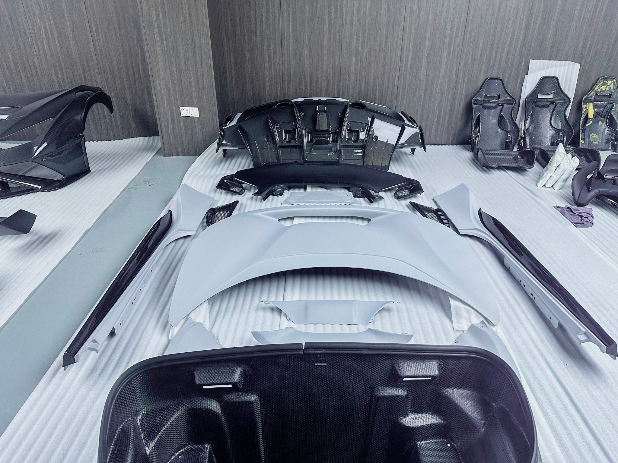 SD Dynamics Full Ferrari 488GTB Upgrade to Pista Conversion Body Kit Aftermarket Carbon Fiber Part / Bodykit - Robot Bodykits