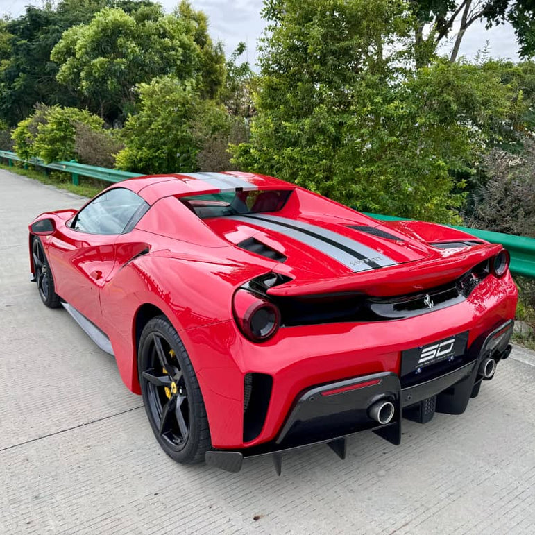 SD Dynamics Full Ferrari 488GTB Upgrade to Pista Conversion Body Kit Aftermarket Carbon Fiber Part / Bodykit - Robot Bodykits