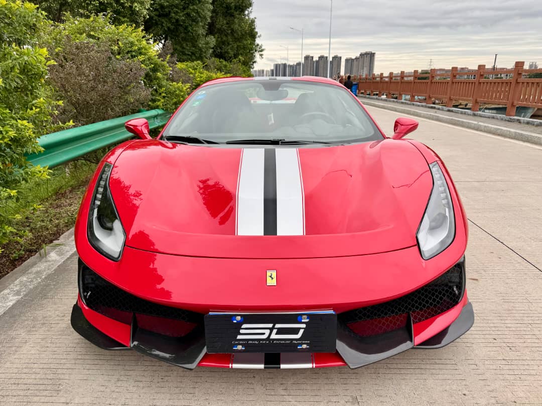 SD Dynamics Full Ferrari 488GTB Upgrade to Pista Conversion Body Kit Aftermarket Carbon Fiber Part / Bodykit - Robot Bodykits