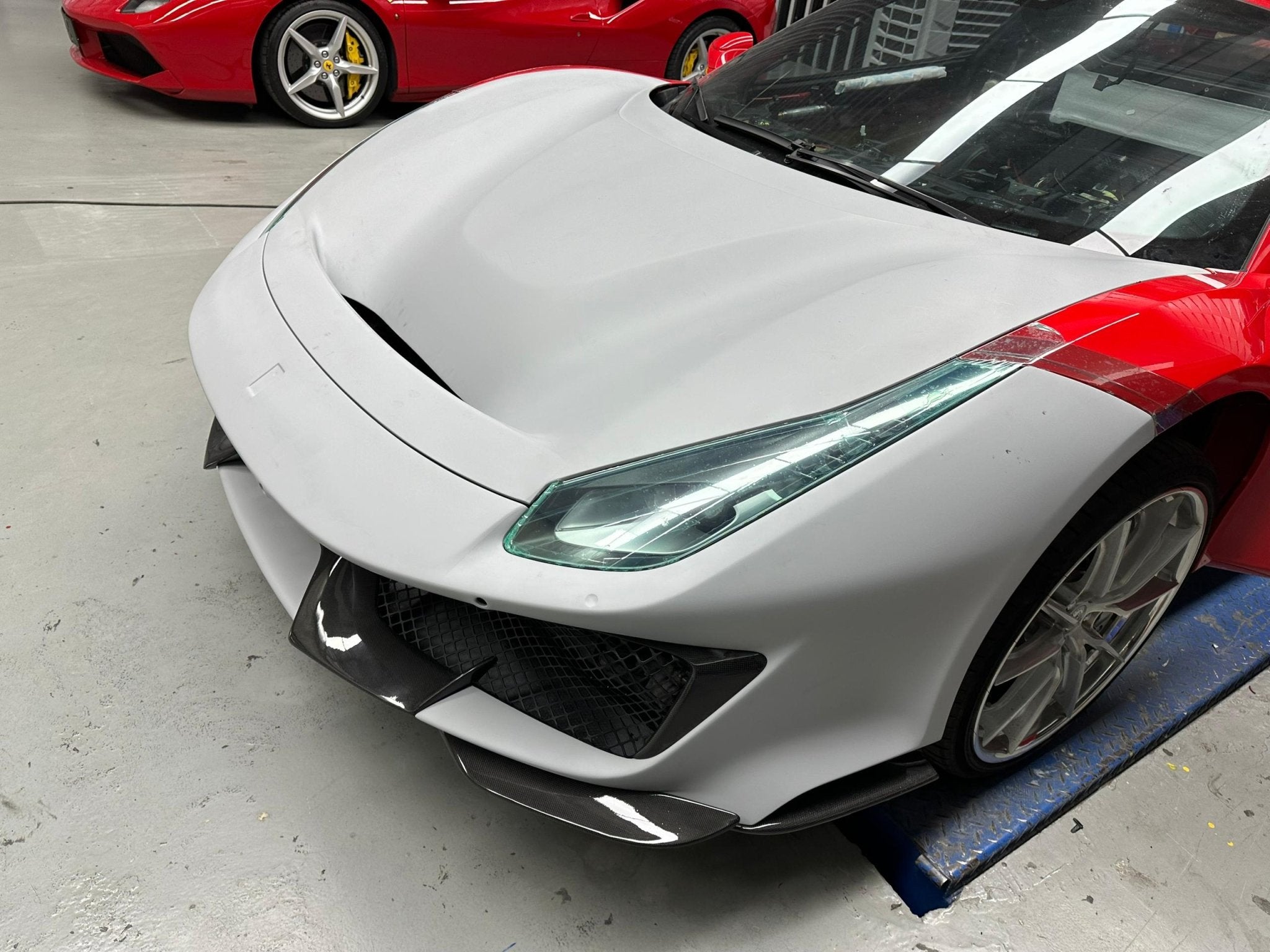 SD Dynamics Full Ferrari 488GTB Upgrade to Pista Conversion Body Kit Aftermarket Carbon Fiber Part / Bodykit - Robot Bodykits