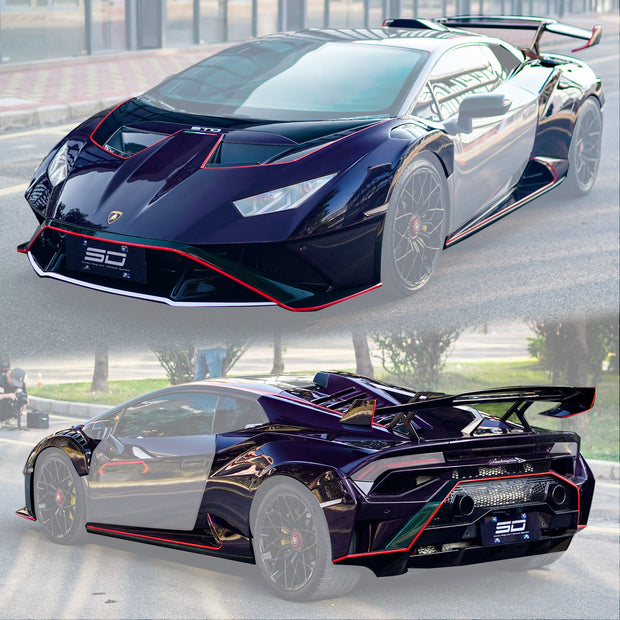 SD Dynamics Lamborghini Huracan to STO Conversion Dry-Carbon Full Body Kit Aftermarket Carbon Fiber Part / Bodykit - Robot Bodykits