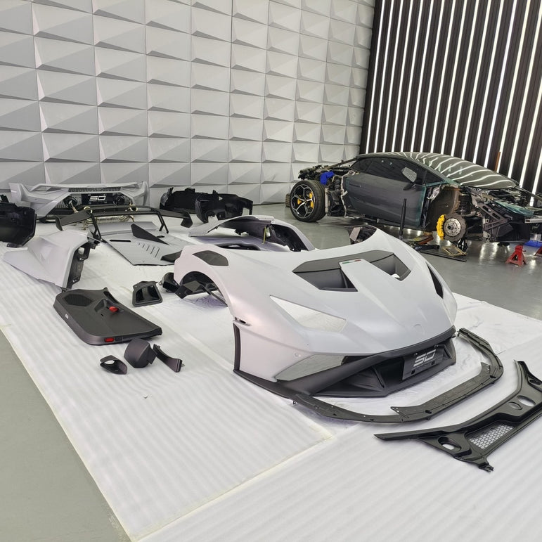 SD Dynamics Lamborghini Huracan to STO Conversion Dry - Carbon Full Body Kit Aftermarket Carbon Fiber Part / Bodykit - Robot Bodykits